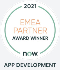 2021 ServiceNow EMEA Partner Award Winner
