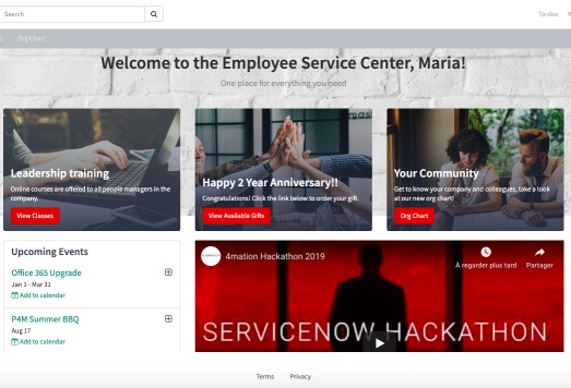 ServiceNow HR Service Delivery Portal