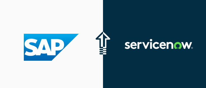 SAP logo upgrade ServiceNow logo