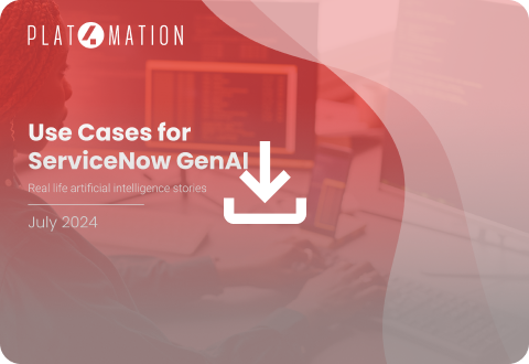 Use cases for ServiceNow GenAI