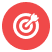 icon of a target board with arrow in the middle. used as a visual for Servicenow workflows & servicenow flow designer blog.