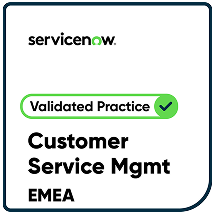 Servicenow validated practice Customer service Mgmt EMEA