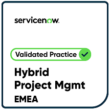 Servicenow validated practice Hybrid Project Mgmt EMEA