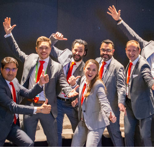 Plat4mation team celebrating another success